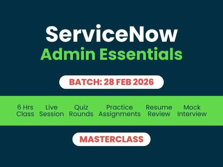 ServiceNow Admin Essentials