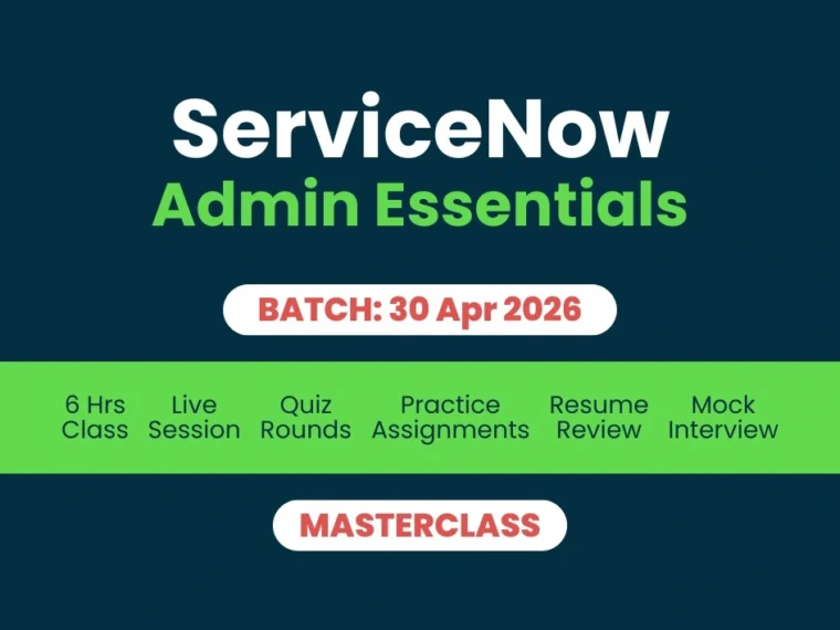 ServiceNow Admin Essentials