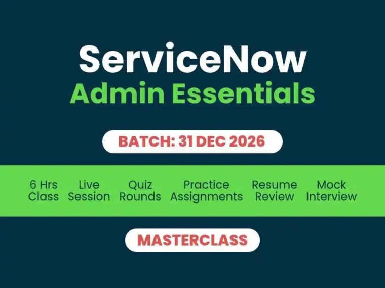 ServiceNow Admin Essentials