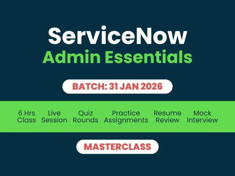 ServiceNow Admin Essentials