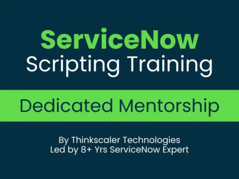 THINKSCALER-SERVICENOW-SCRIPTING-DEDICATED-MENTORSHIP-TRAINING